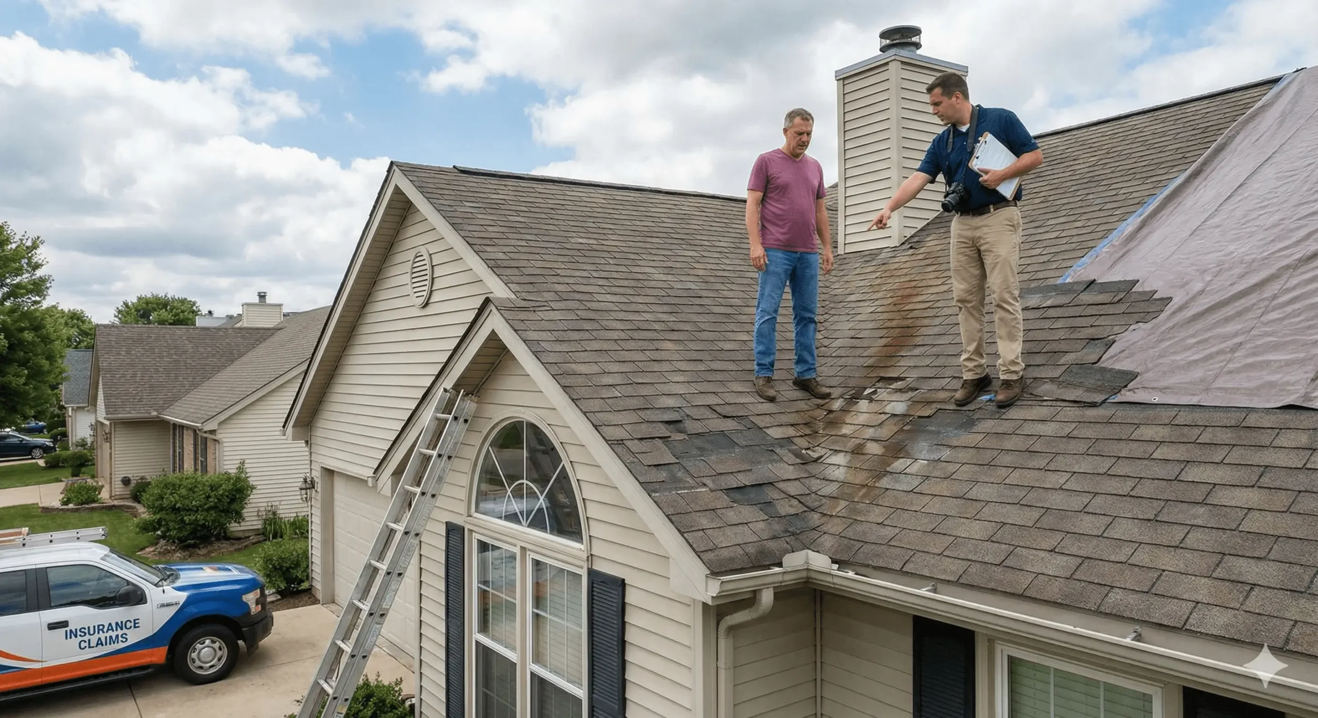 roof damage insurance claim