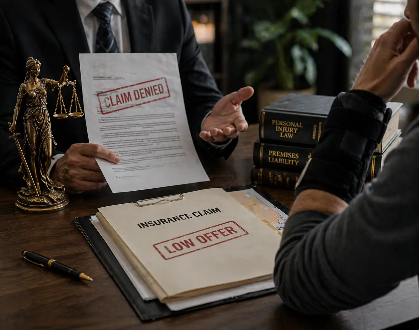 largo slip and fall attorney reviewing store inspection logs