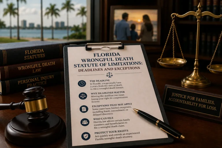 Florida wrongful death statute of limitations guide United Law Group