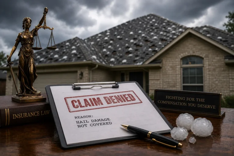 Texas hail damage claim denied United Law Group attorneys