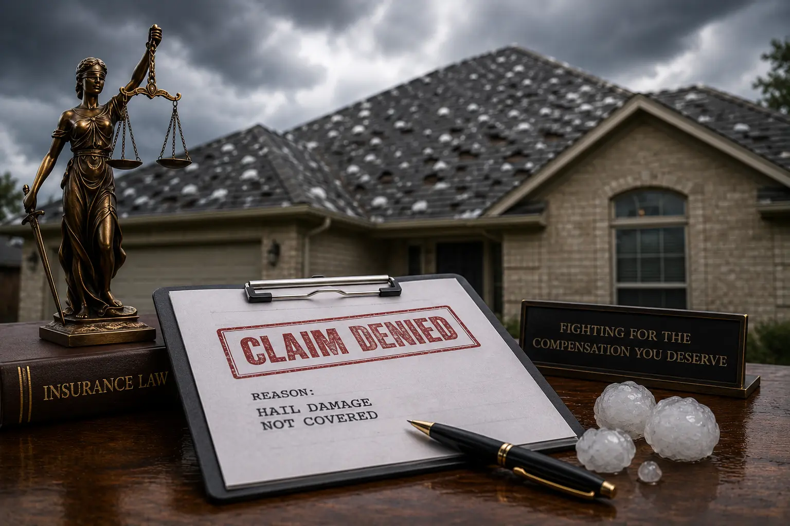 Texas hail damage claim denied United Law Group attorneys