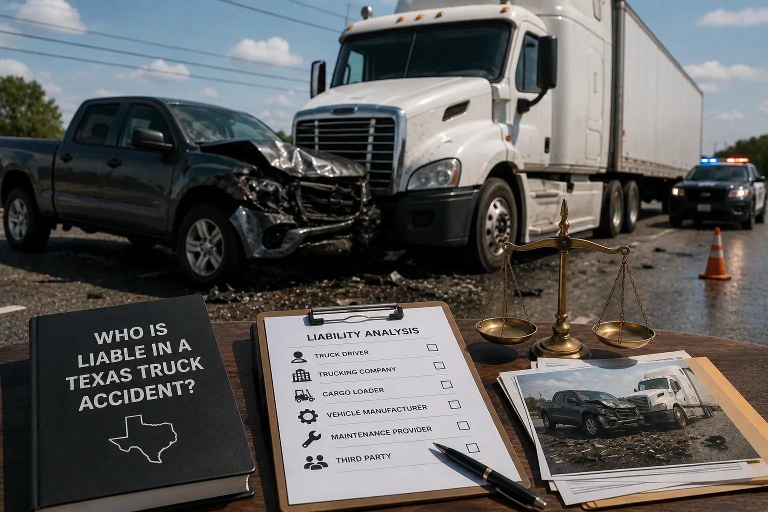 Who is liable in a Texas truck accident United Law Group