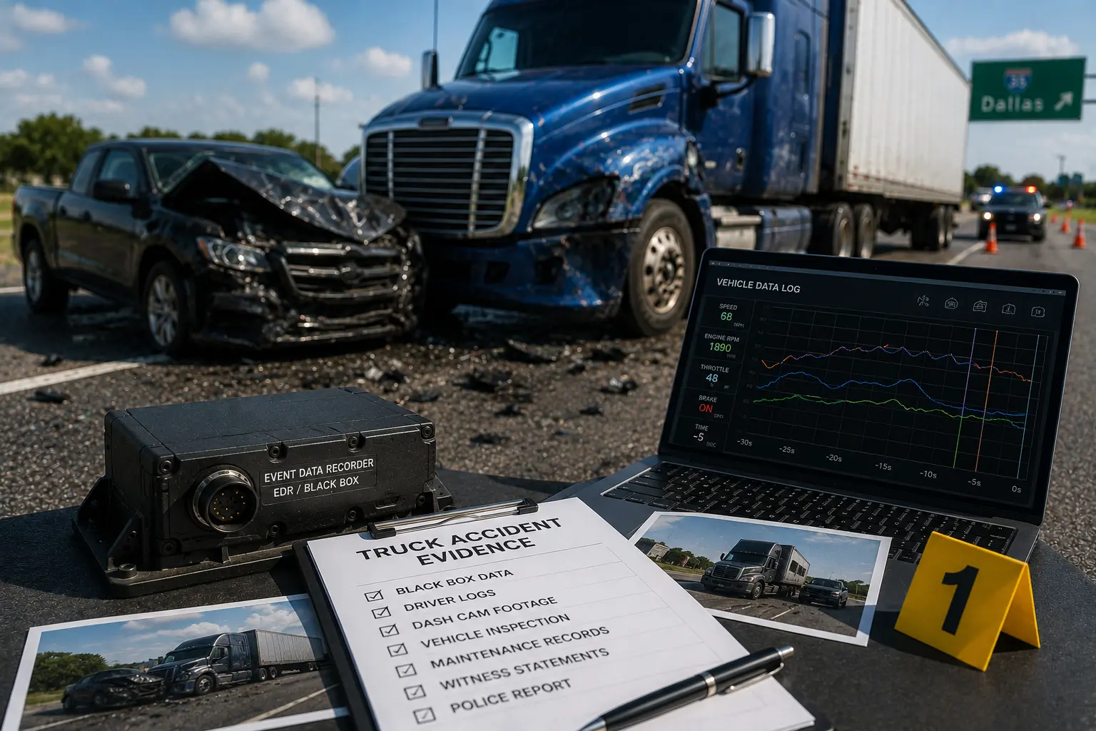 texas truck accident evidence black box united law group